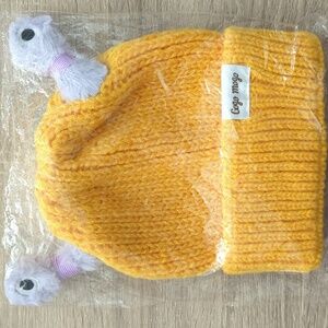 Cute LED Light Up Alien Monster Colorful Beanie Hat